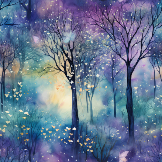 Fantasy Forest Pattern 9 Quilting Cotton Fabric