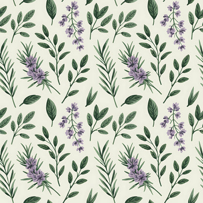 Farmhouse Kitchen Herbs Pattern 29 Quilting Cotton Fabric