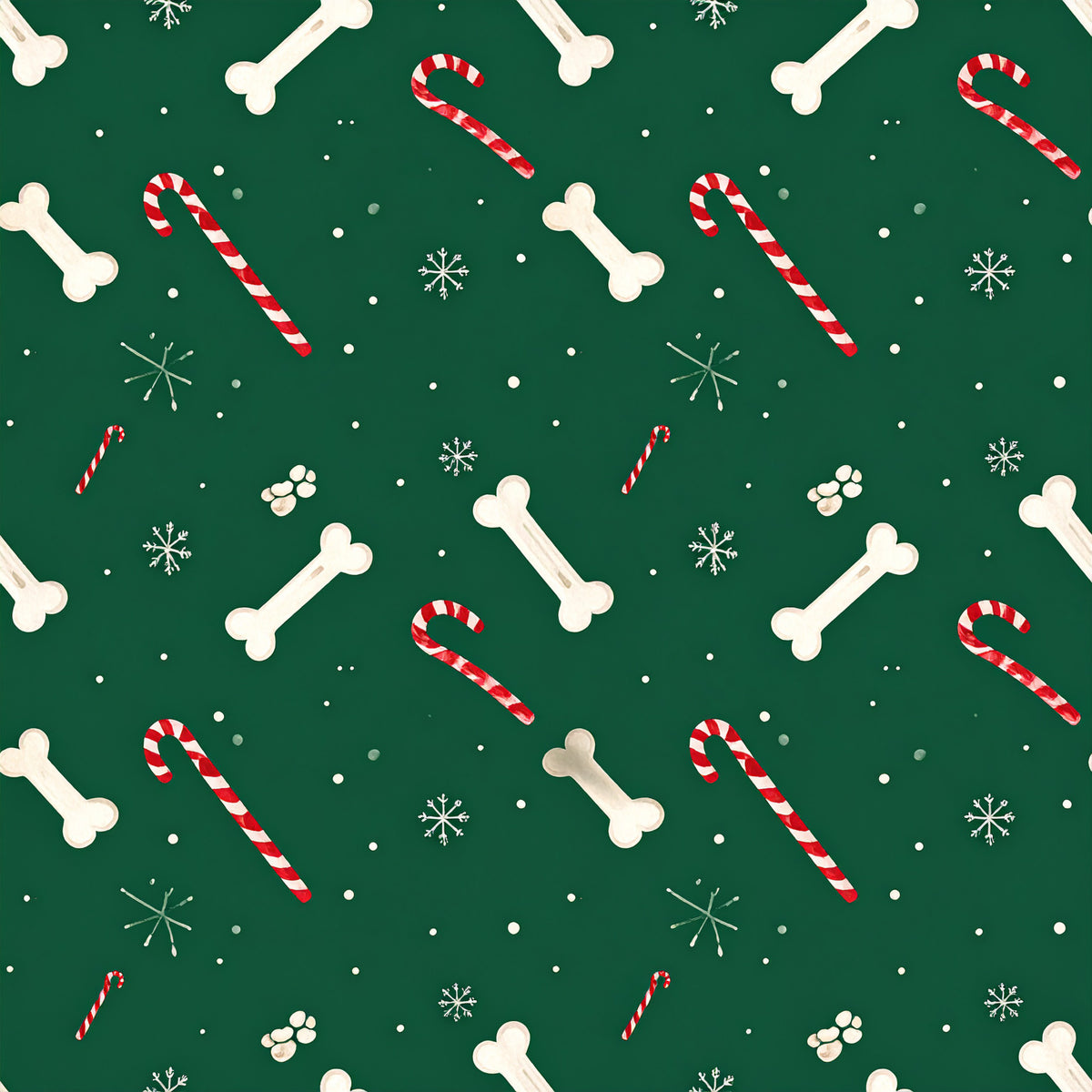 Festive Dogs And Holiday Cheer Pattern 16 Quilting Cotton Fabric
