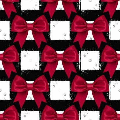 Festive Dogs And Holiday Cheer Pattern 4 Quilting Cotton Fabric