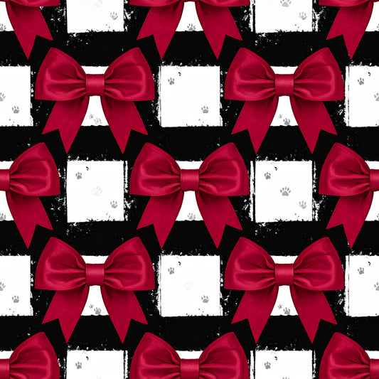 Festive Dogs And Holiday Cheer Pattern 4 Quilting Cotton Fabric
