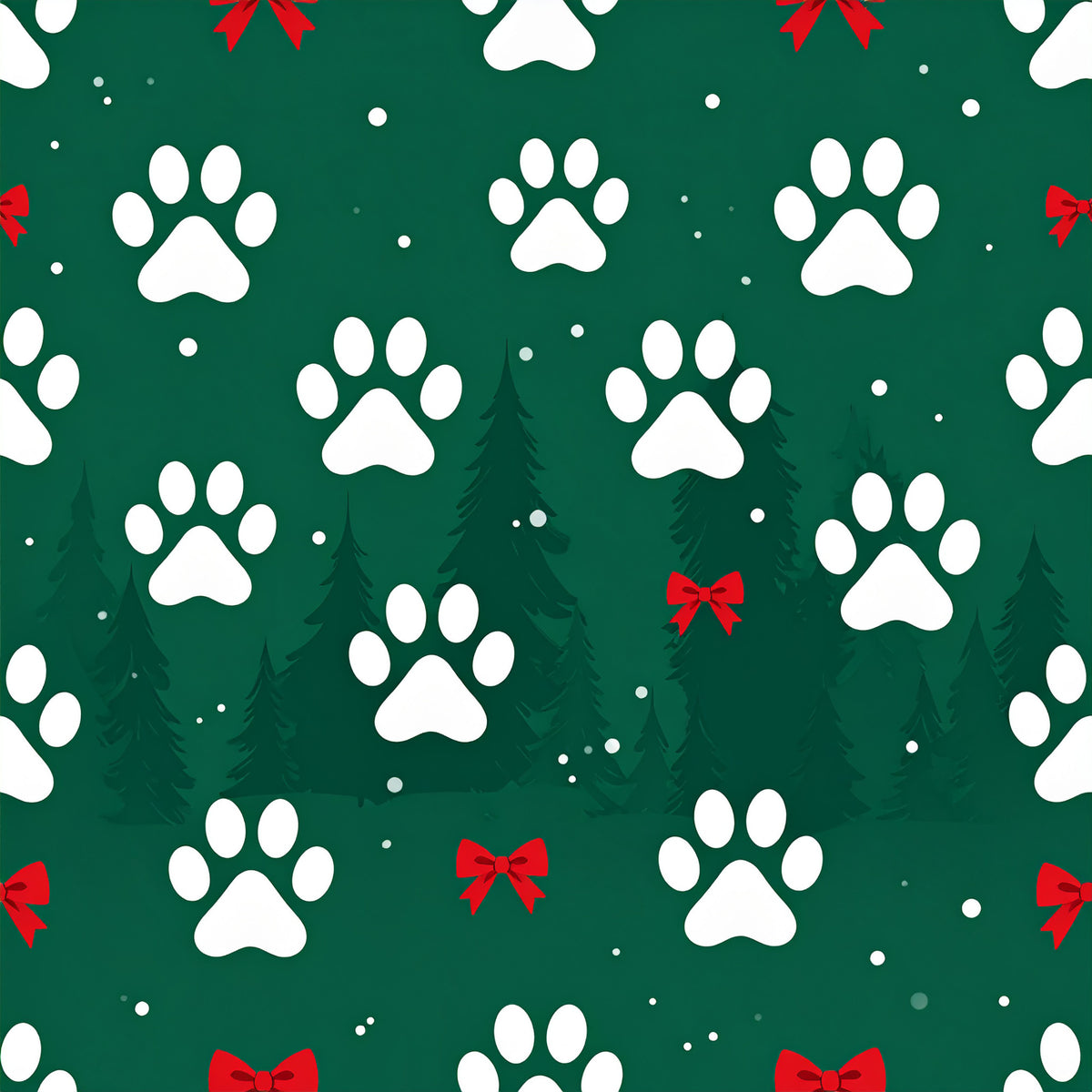 Festive Dogs And Holiday Cheer Pattern 5 Quilting Cotton Fabric