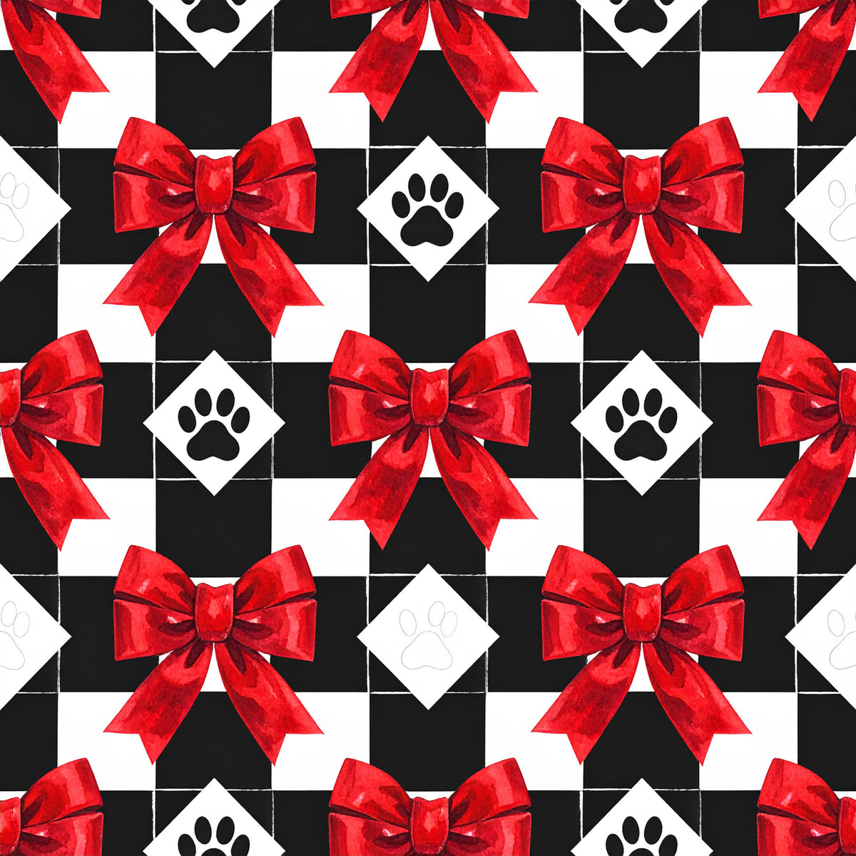 Festive Dogs And Holiday Cheer Pattern 7 Quilting Cotton Fabric