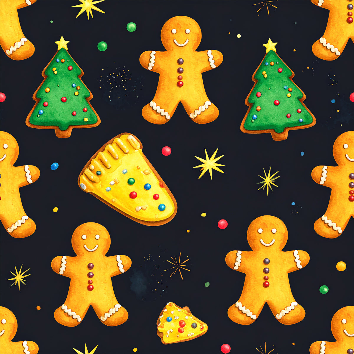 Festive Neon Dreams Pattern 11 Quilting Cotton Fabric