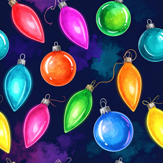 Festive Neon Dreams Pattern 15 Quilting Cotton Fabric