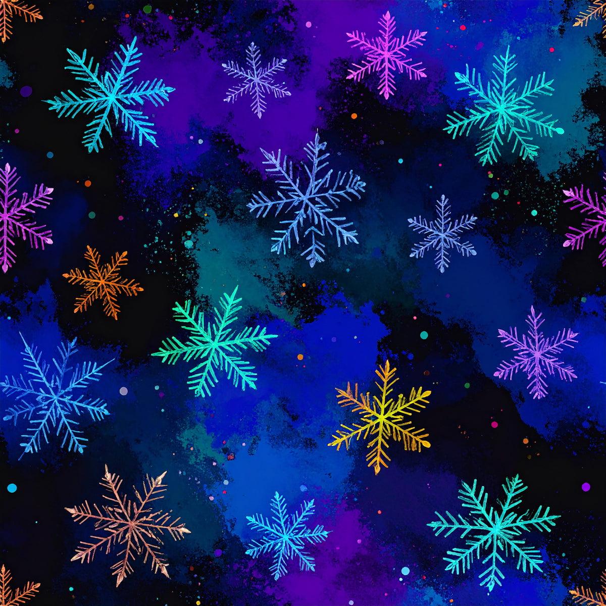 Festive Neon Dreams Pattern 29 Quilting Cotton Fabric