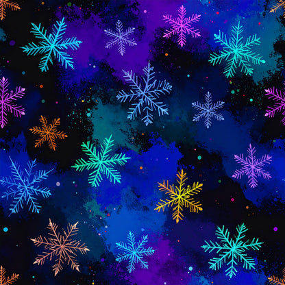 Festive Neon Dreams Pattern 29 Quilting Cotton Fabric