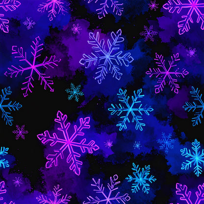 Festive Neon Dreams Pattern 3 Quilting Cotton Fabric