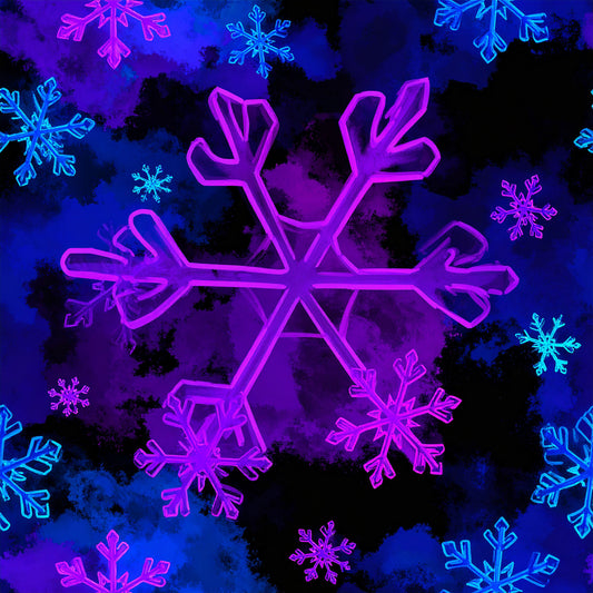 Festive Neon Dreams Pattern 4 Quilting Cotton Fabric