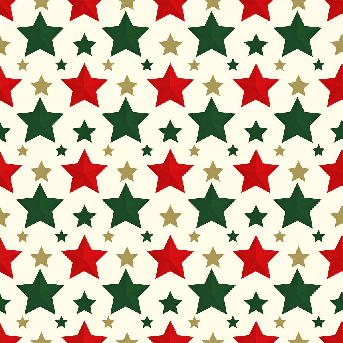 Festive Stars And Stripes Pattern 1 Quilting Cotton Fabric