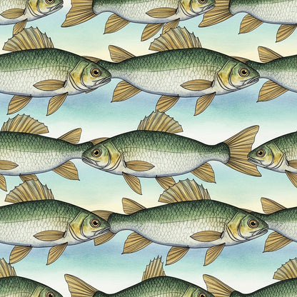 Fishing Lures And Tackle Pattern 15 Quilting Cotton Fabric