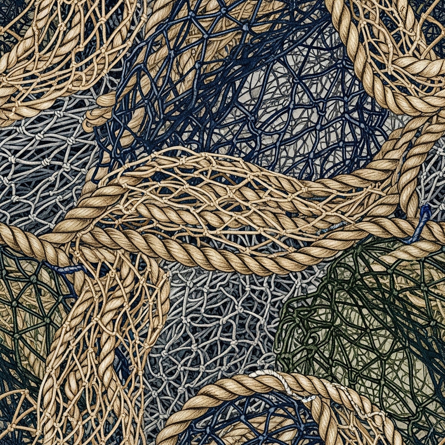 Fishing Lures And Tackle Pattern 16 Quilting Cotton Fabric