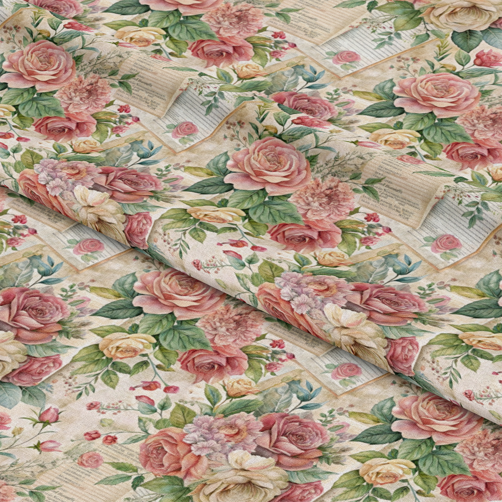 Floral Ephemera Pattern 6 Quilting Cotton Fabric