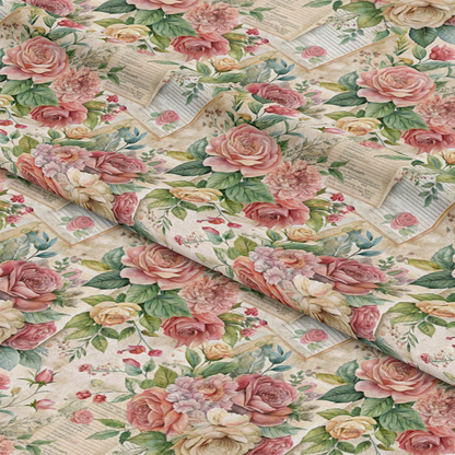 Floral Ephemera Pattern 6 Quilting Cotton Fabric