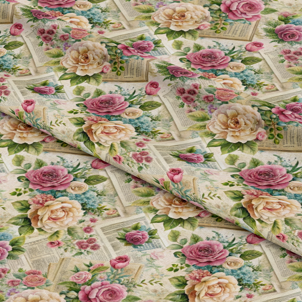 Floral Ephemera Pattern 9 Quilting Cotton Fabric