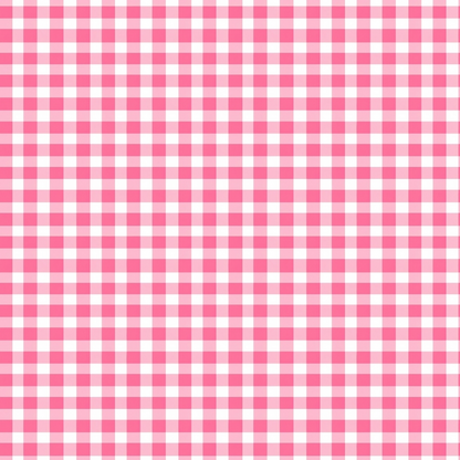 pink gingham, white checks, checkered pattern, cotton fabric, quilting material, fabric panel, pink and white, gingham weave, checked design, cottage style, soft pink, pastel colors, woven texture, crafting fabric, sewing material, geometric pattern, square checks, feminine colors