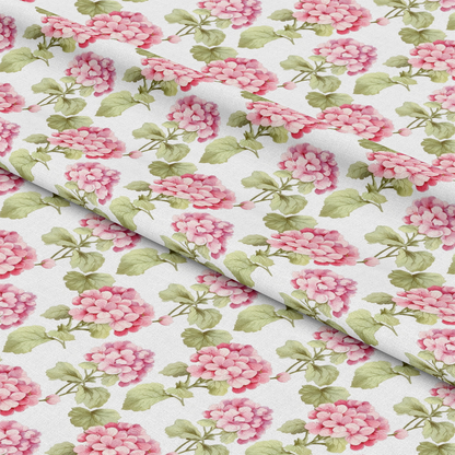 Floral Pink Cottage Gardens Pattern 1 Quilting Cotton Fabric