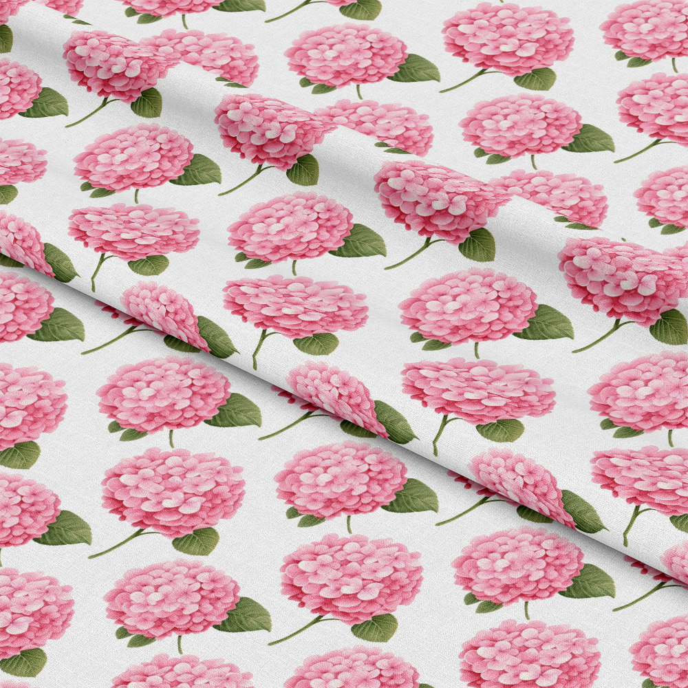 Floral Pink Cottage Gardens Pattern 7 Quilting Cotton Fabric