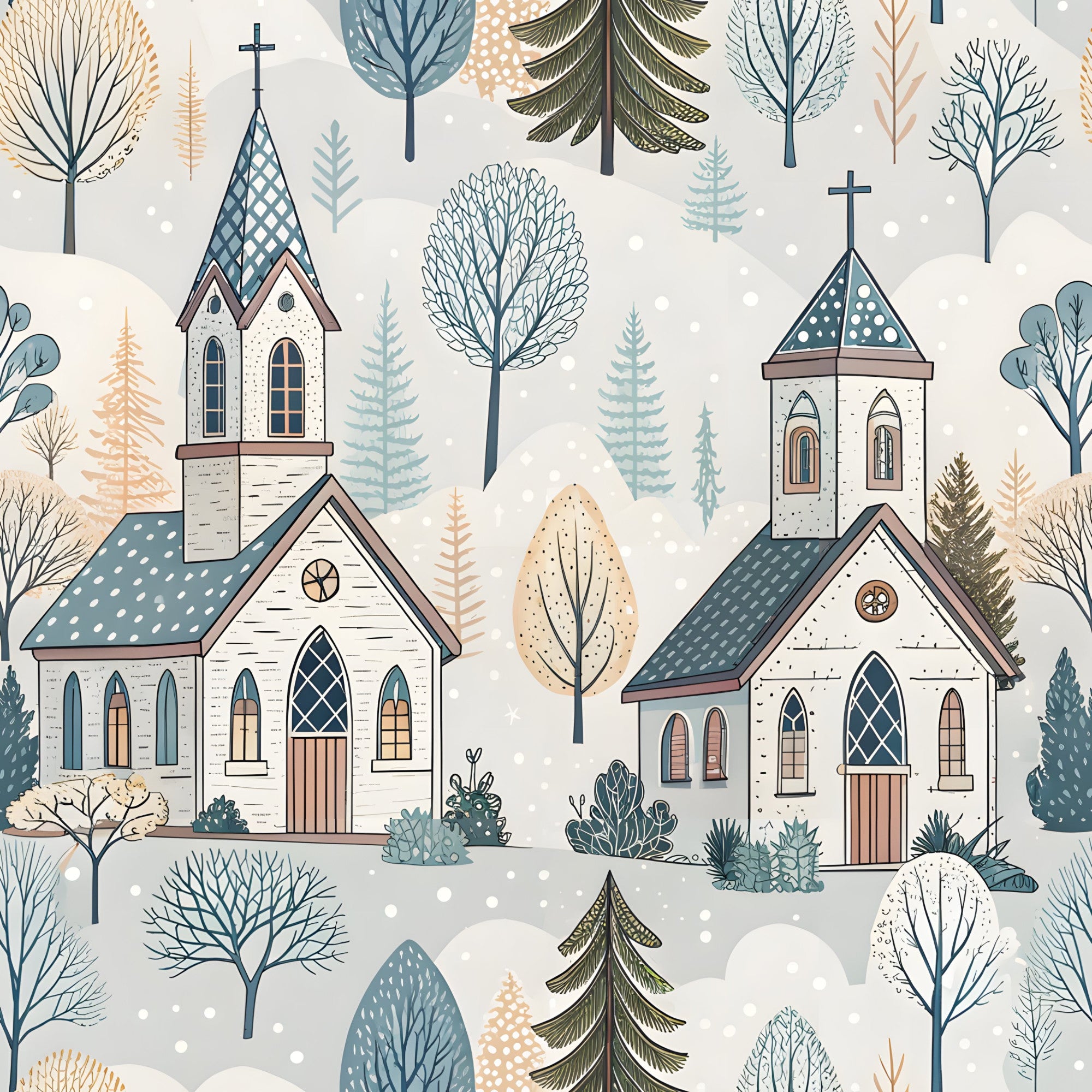 Floral Christian Faith Pattern 1 Quilting Cotton Fabric ...