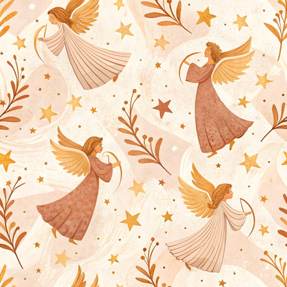 Floral Christian Faith Pattern 7 Quilting Cotton Fabric