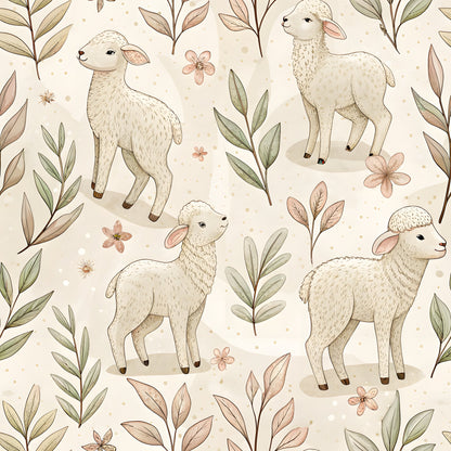 Floral Christian Faith Pattern 8 Quilting Cotton Fabric