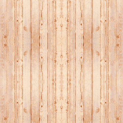 Seamless pattern of light brown wooden planks with visible grain and knot details forming a symmetrical layout.