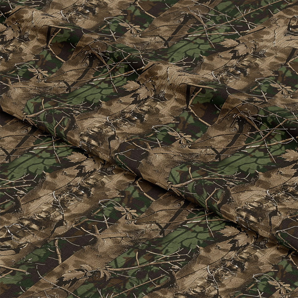 Forest Camouflage Pattern 6 Quilting Cotton Fabric
