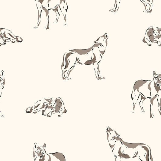 Forest Animal Pattern 14 Quilting Cotton Fabric