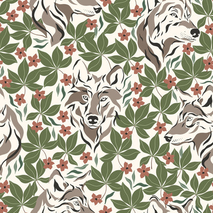 Forest Animal Pattern 16 Quilting Cotton Fabric
