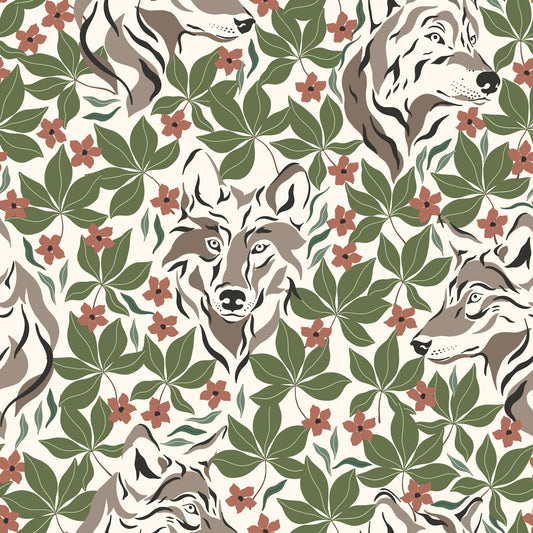 Forest Animal Pattern 16 Quilting Cotton Fabric