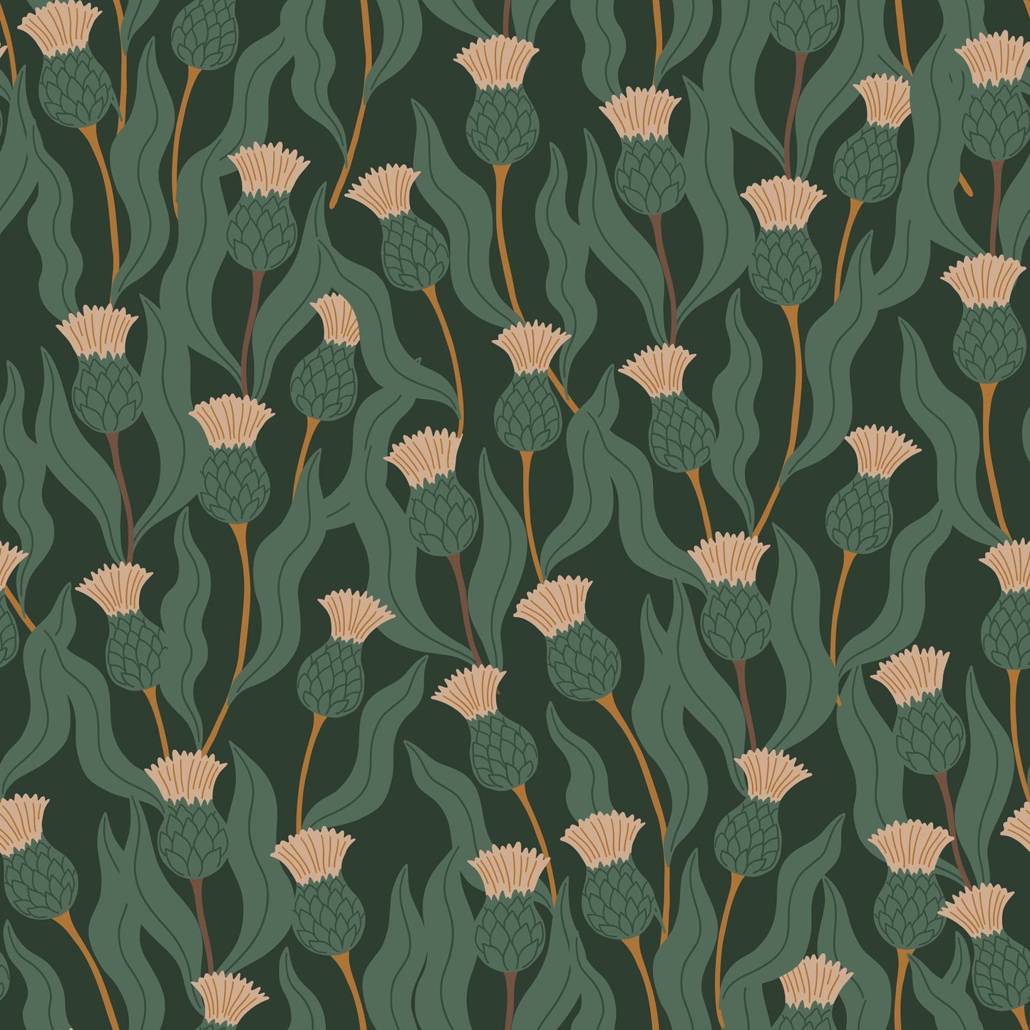 Forest Animal Pattern 5 Quilting Cotton Fabric