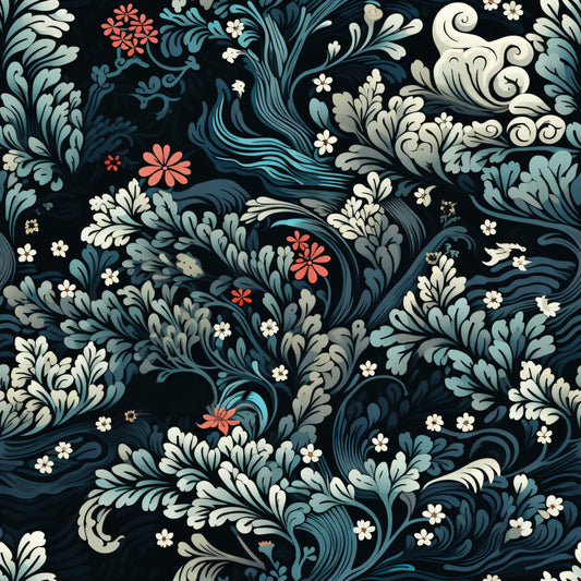 Forest Doodle Pattern 7 Quilting Cotton Fabric