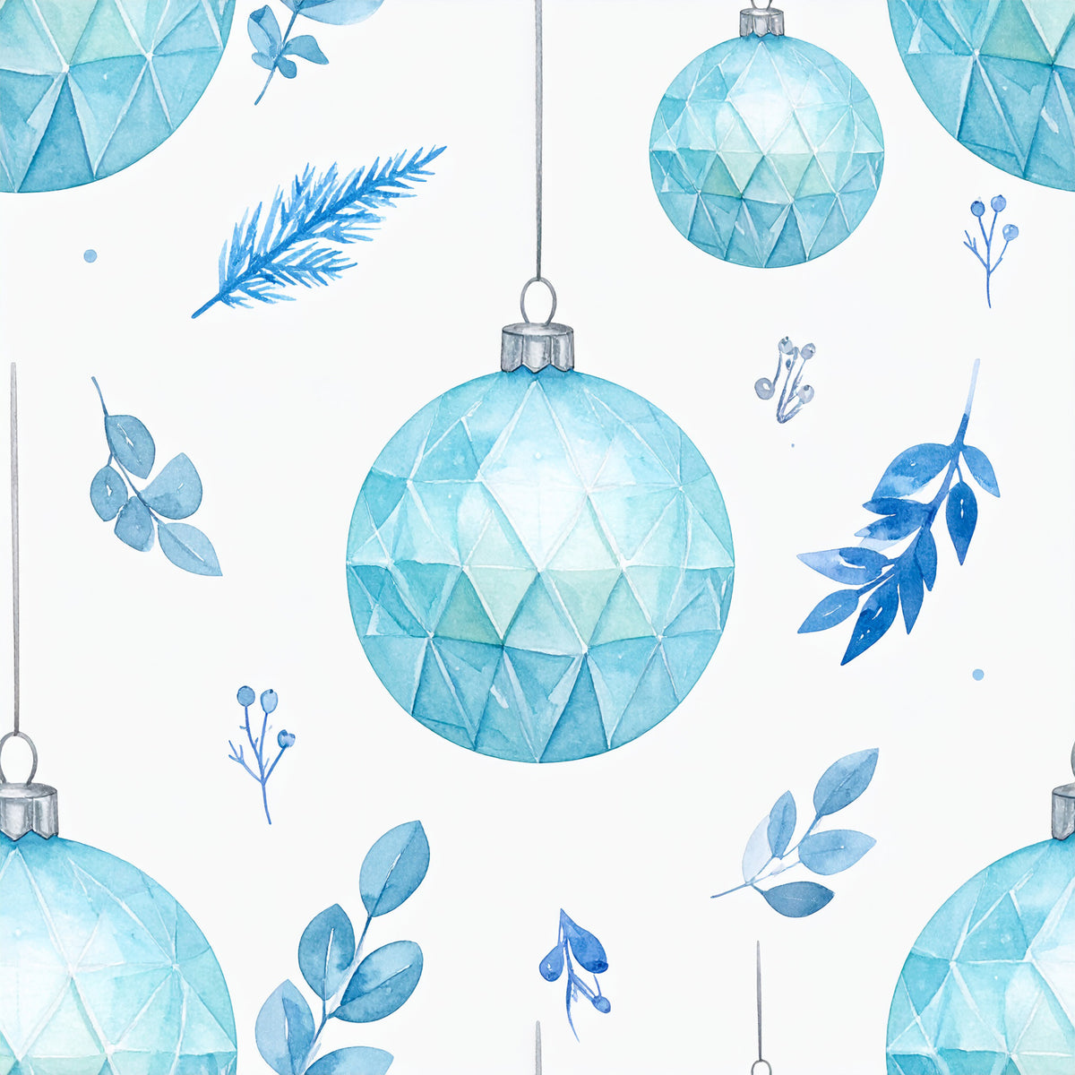 Frosty Holidays Pattern 14 Quilting Cotton Fabric
