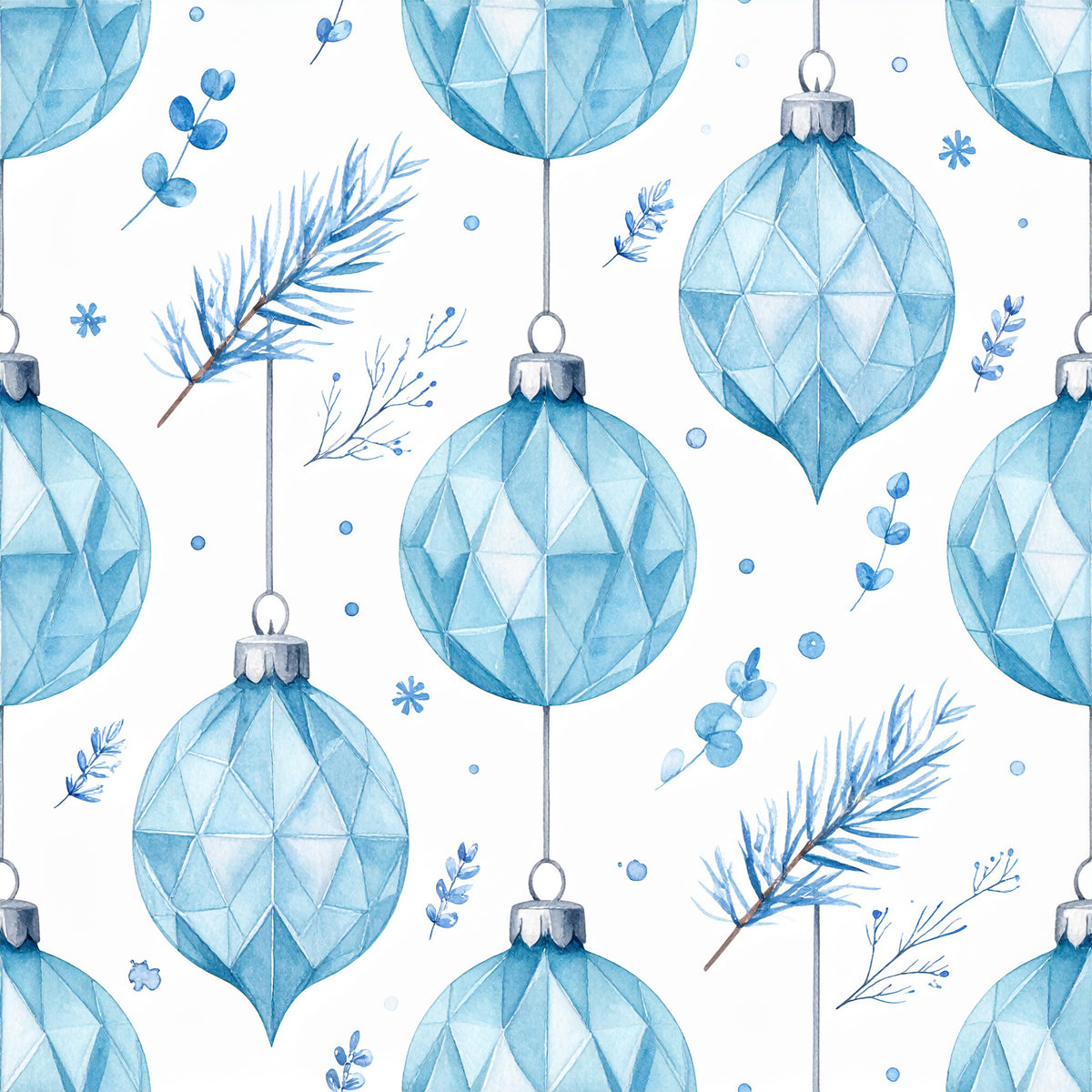 Frosty Holidays Pattern 15 Quilting Cotton Fabric