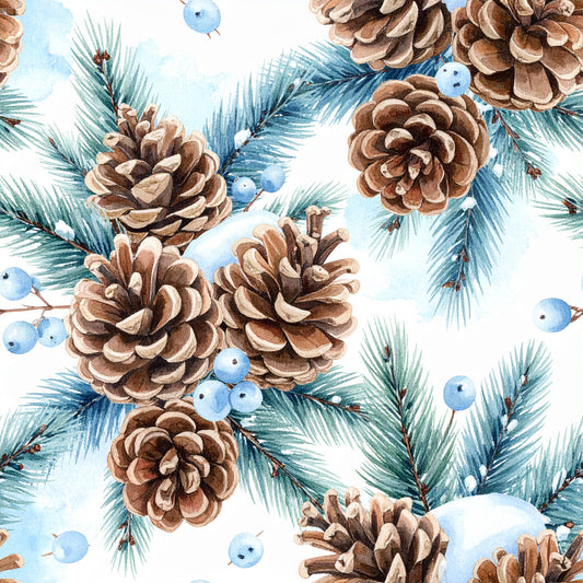 Frosty Holidays Pattern 16 Quilting Cotton Fabric