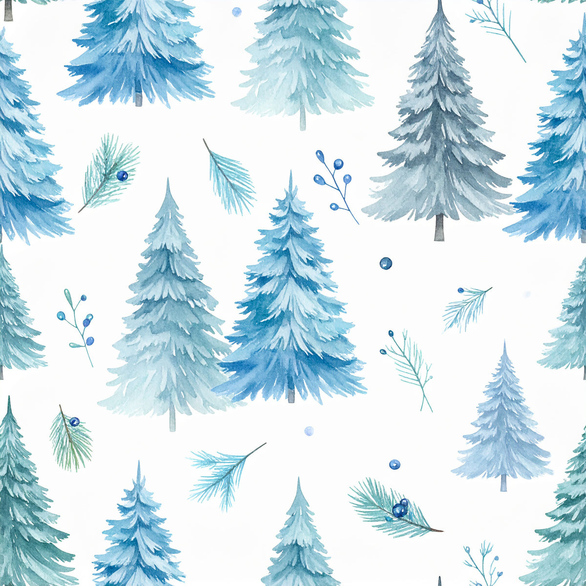 Frosty Holidays Pattern 22 Quilting Cotton Fabric