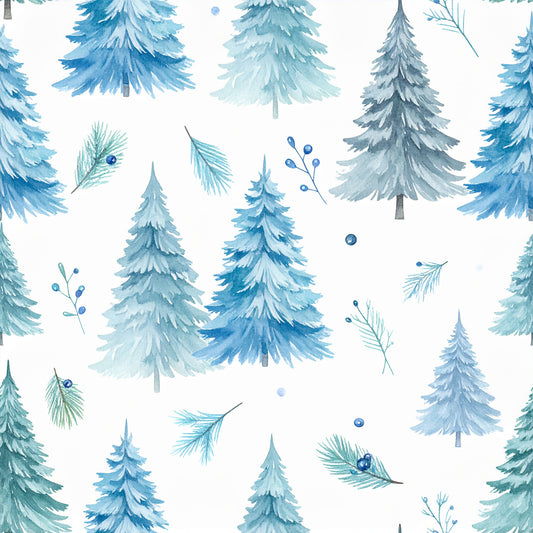 Frosty Holidays Pattern 22 Quilting Cotton Fabric