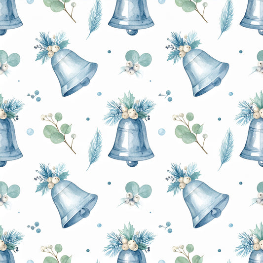 Frosty Holidays Pattern 26 Quilting Cotton Fabric