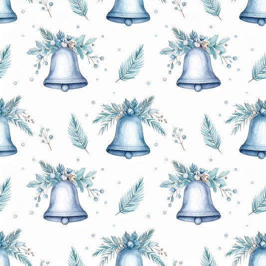 Frosty Holidays Pattern 27 Quilting Cotton Fabric