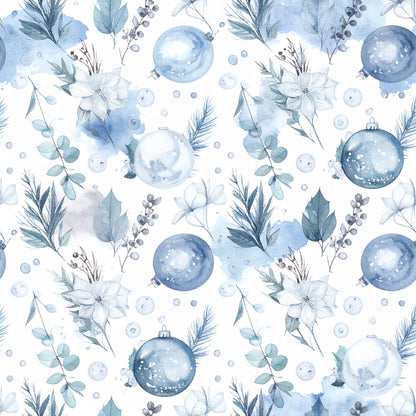 Frosty Holidays Pattern 29 Quilting Cotton Fabric