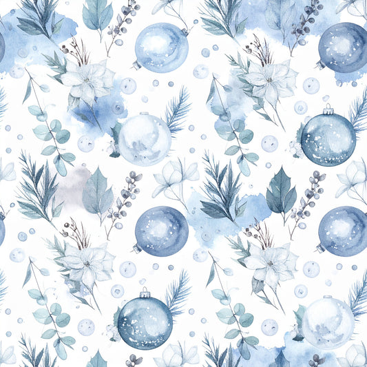 Frosty Holidays Pattern 29 Quilting Cotton Fabric