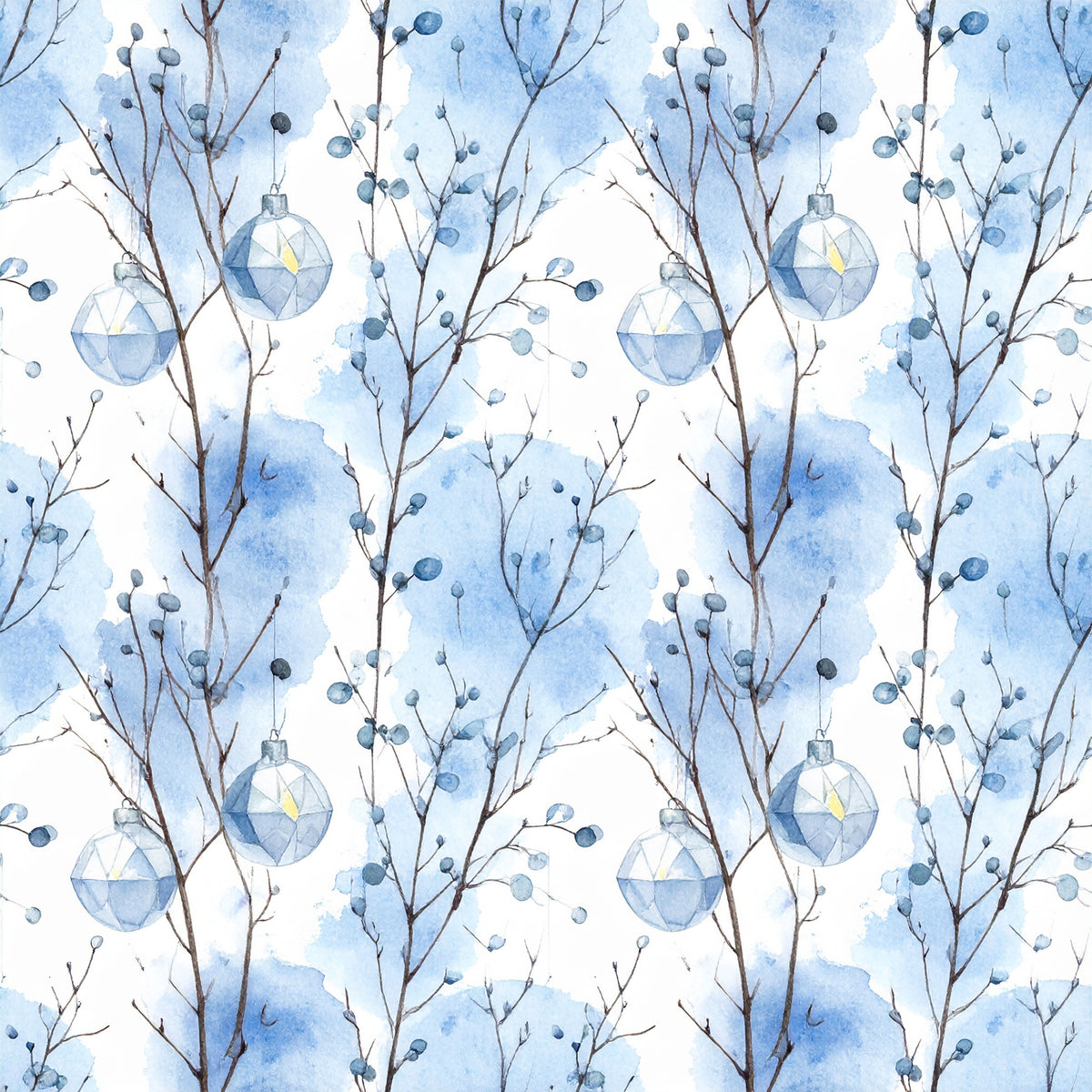 Frosty Holidays Pattern 5 Quilting Cotton Fabric