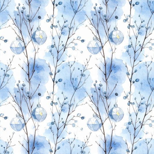 Frosty Holidays Pattern 5 Quilting Cotton Fabric