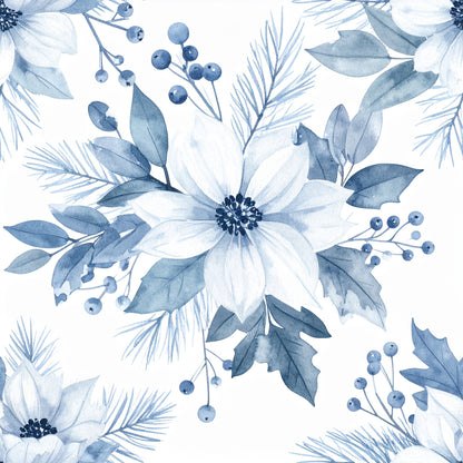 Frosty Holidays Pattern 8 Quilting Cotton Fabric