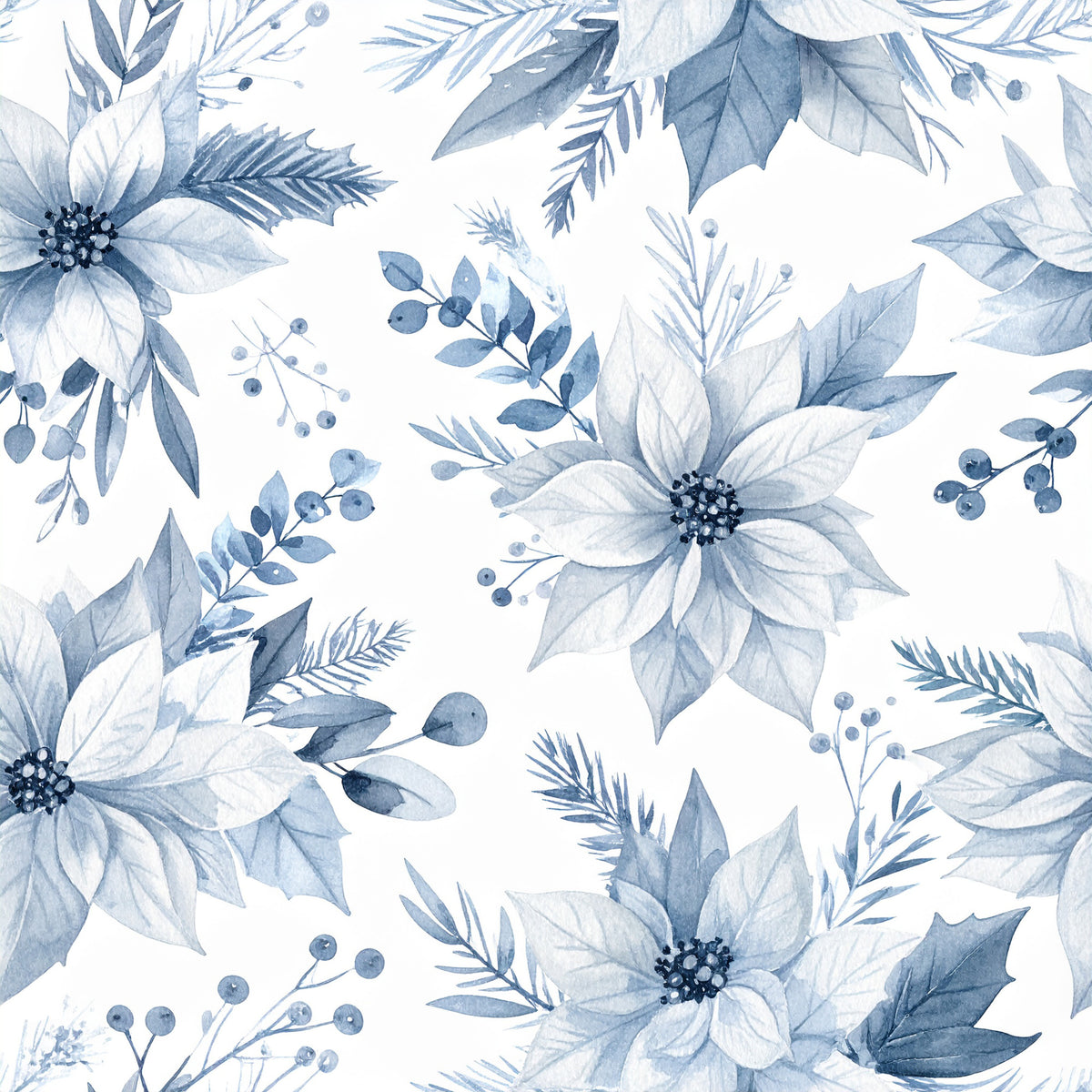 Frosty Holidays Pattern 9 Quilting Cotton Fabric