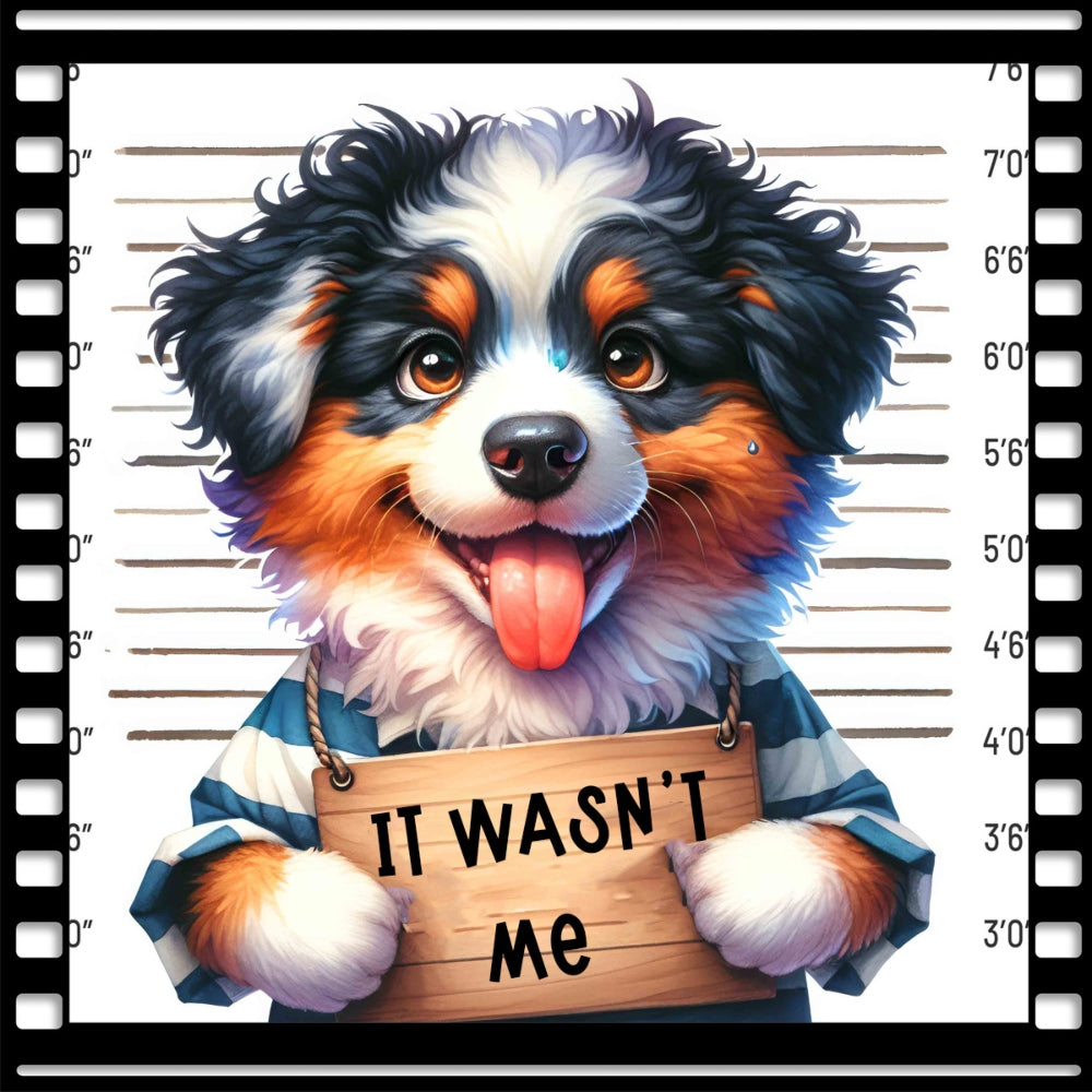 Funny Dog Mugshots Kopie 3 Fabric Panel