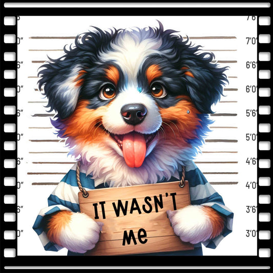 Funny Dog Mugshots Kopie 3 Fabric Panel