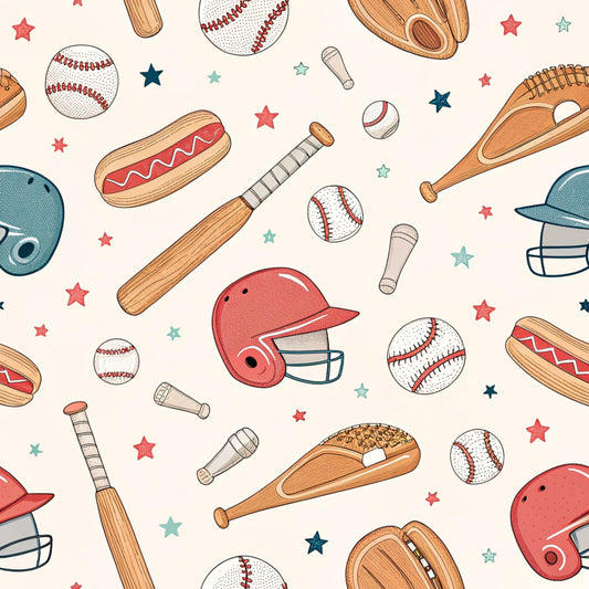 Game Day Pattern 28 Quilting Cotton Fabric