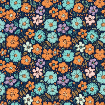 Garden Blooms Pattern 1 Quilting Cotton Fabric