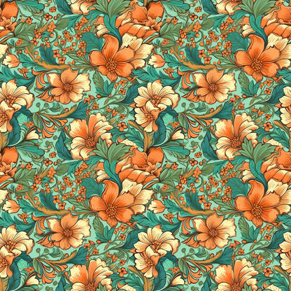 Garden Blooms Pattern 12 Quilting Cotton Fabric